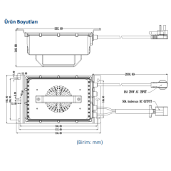 TommaTech Batarya Şarj Ünitesi Entegre 48V-30A