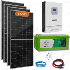 Yapı Solar 4.2 Kw Lityum Akülü Hazır Solar Enerji Paketi