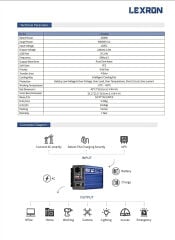 Lexron 2000W 12V Tam Sinüs Inverter