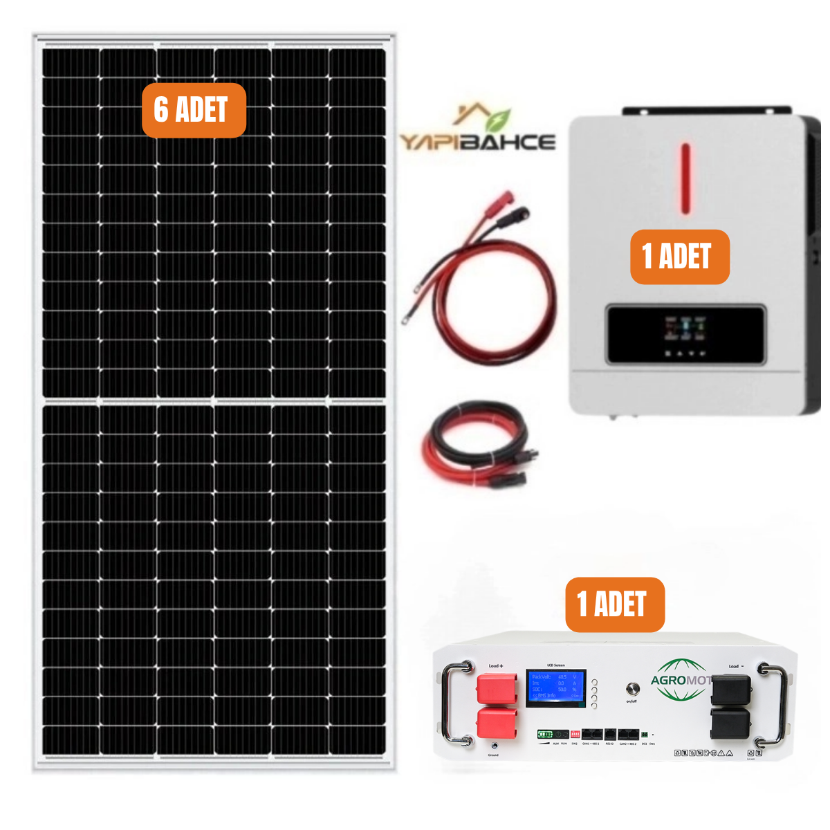 Yapı Solar 6.2 Kw Lityum Hazır Solar Enerji Paketi 2