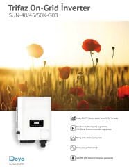 Deye 50kw Trifaze Ongrid İnverter
