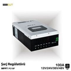 Mexxsun 12/24/48V 100A Mppt Şarj Regülatörü