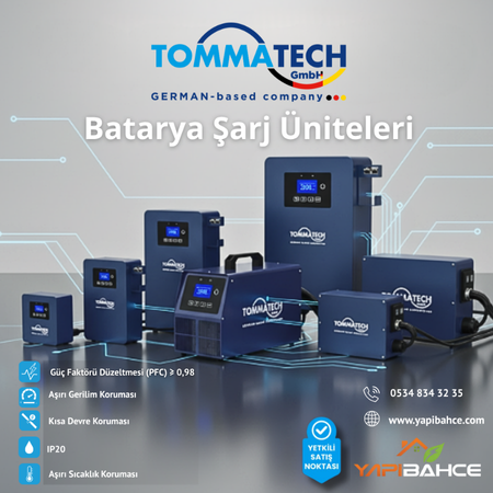 TommaTech şarj üniteleri