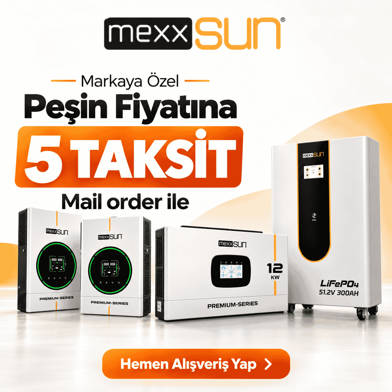 Mexxsun Peşin Fiyatına 5 Taksit Kampanyası
