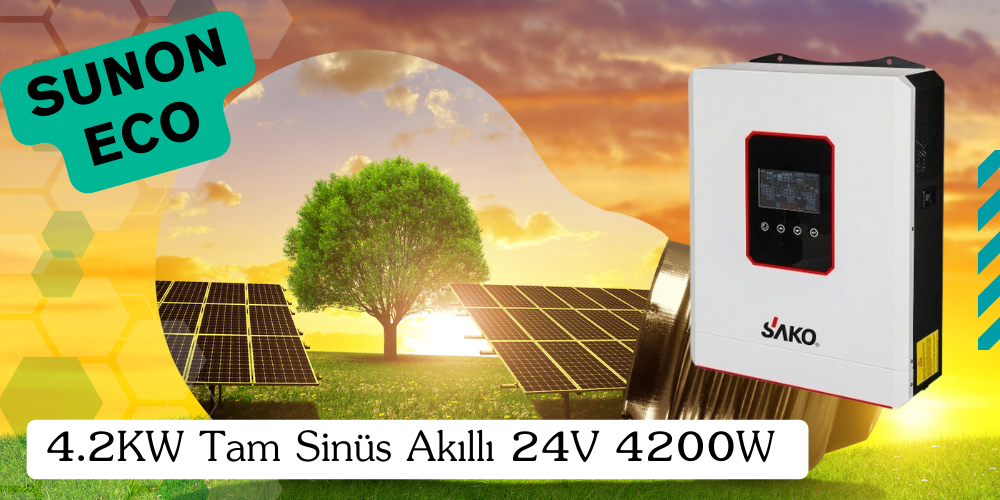 SUNON ECO 4.2KW Tam Sinüs Akıllı İnverter: Güç ve Verimliliğin Buluştuğu Nokta