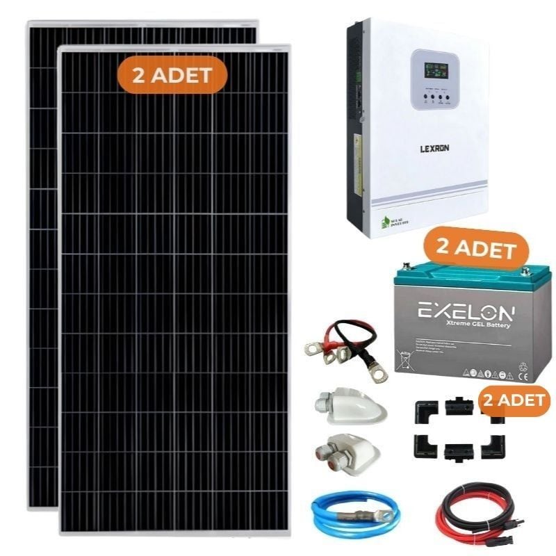 3 kW Karavan Solar Enerji Paketi