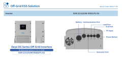 DEYE 6KW 48V Mppt Tam Sinüs Akıllı İnverter Off-Grid