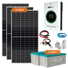Yapı Solar 4.2 Kw Hazır Solar Enerji Paketi EXE-200-4.2