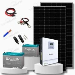 Yapısolar 3 Kw Mppt Monokristal Solar Güneş Enerjisi Bağ Evi Paketi