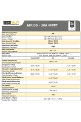 MEXXSUN 30A 12/24V MPPT Şarj Kontrol Cihazı