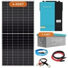Exelon 4.2 kW Hazır Tak Çalıştır Solar Enerji Paketi