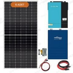 Yapı Solar 6.2 Kw Lityum Hazır Solar Enerji Paketi