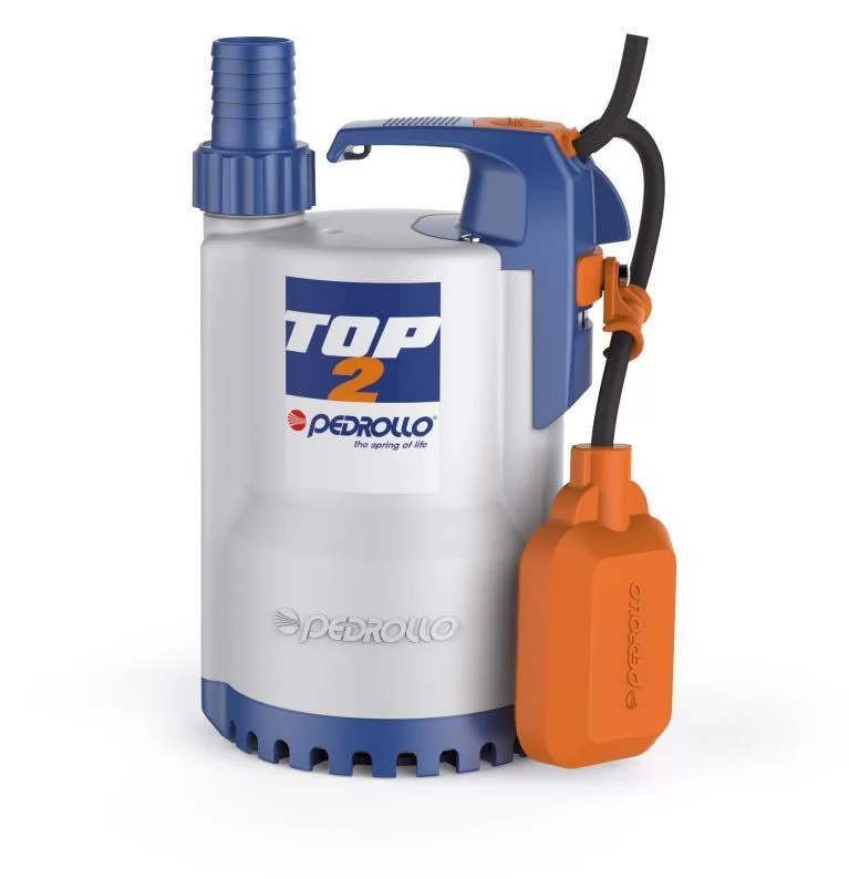 Pedrollo Top 2 Flatörlü Plastik Gövdeli Drenaj Dalgıç Pompa