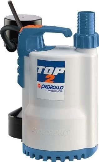 Pedrollo Top 2 Gm Gizli Flatörlü Plastik Gövdeli Drenaj Dalgıç Pompa