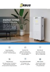 Orbus 51.2 V 280 AH LifePo4 Lityum Akü