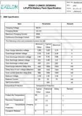 Exelon 51.2 V 280 Ah 14.3 kW Lityum Akü