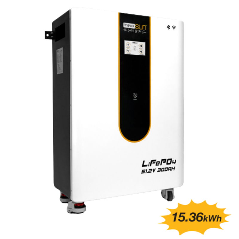 Mexxsun 51,2V 300Ah 15.36 Kwh  (LiFePo4) Lityum Akü