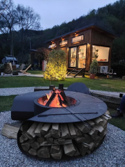 Maria Ateş Çukuru Çelik Izgaralı Ve Kapaklı