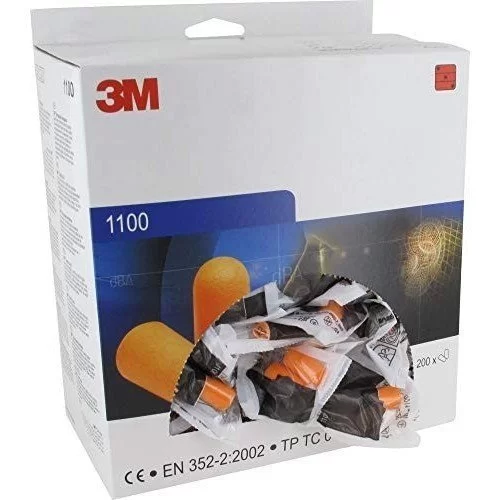 3m 1100 İpsiz Kulak Tıkacı 200 Çift