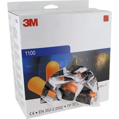3m 1100 İpsiz Kulak Tıkacı 200 Çift