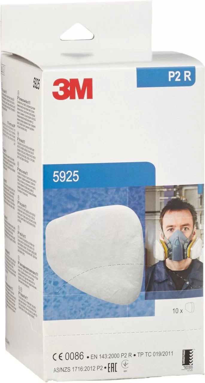 3m 5925 P2 Toz Ve Sis Filtresi 10 Çift