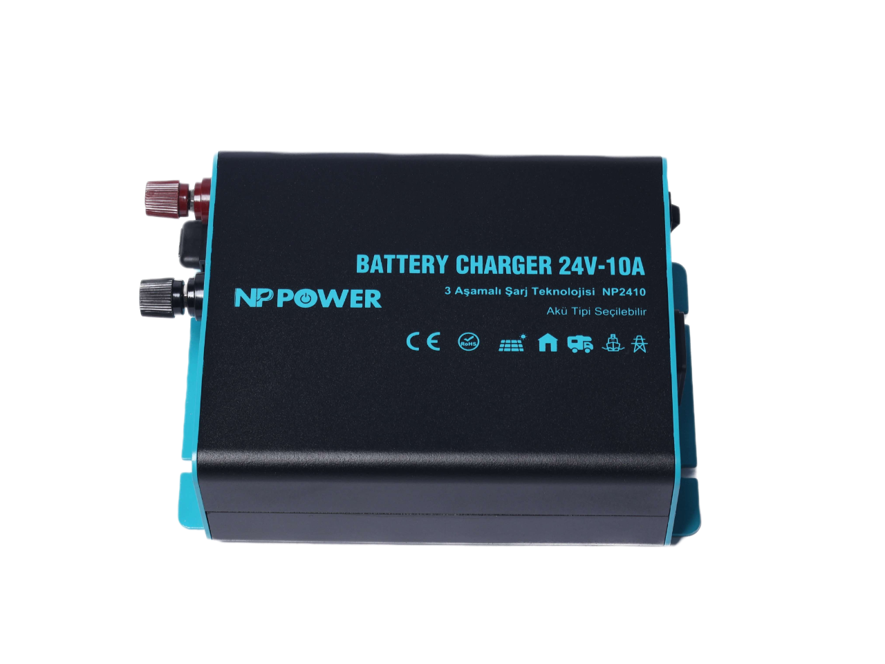 NP Power 24V 10A Akü Şarj Cihazı