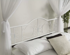 Pero Sultan Cibinlikli Tek Kişilik Genç-çocuk Odası Metal 90x190 90x200 Karyola