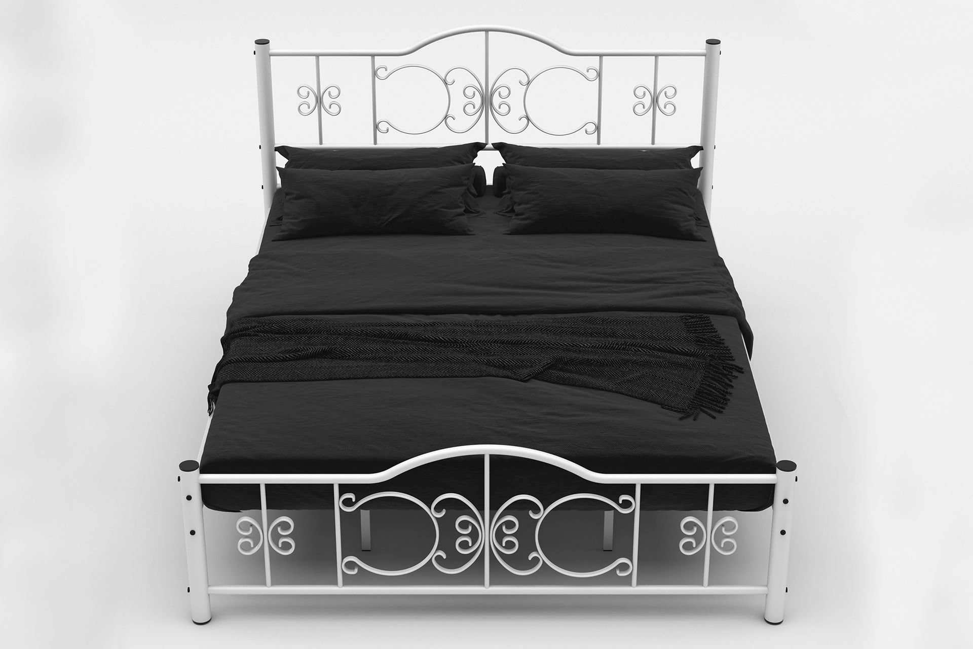 Pero Çift Kişilik Yatak Odası Ferforje Metal 140x190 140x200 150x200 160x200 180x200 Karyola