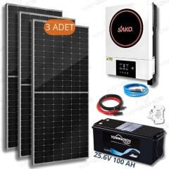 Yapı Solar 4.2 Kw Lityum Akülü Hazır Solar Enerji Paketi M