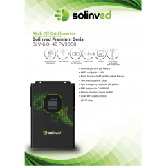 Solinved 6.5 kW 48 V Gordion Premium Serisi Mptt Off-Grid İnverter