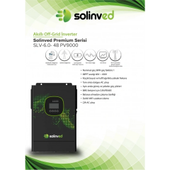 Solinved 6.5 kW 48 V Gordion Premium Serisi Mptt Off-Grid İnverter