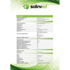 Solinved 6.5 kW 48 V Gordion Premium Serisi Mptt Off-Grid İnverter