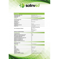 Solinved 6.5 kW 48 V Gordion Premium Serisi Mptt Off-Grid İnverter