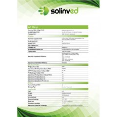Solinved 6.5 kW 48 V Gordion Premium Serisi Mptt Off-Grid İnverter