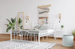 Bella Çift Kişilik Yatak Odası Ferforje Metal 140x190 140x200 150x200 160x200 180x200 Karyola