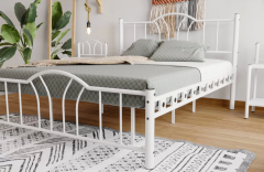 Bella Çift Kişilik Yatak Odası Ferforje Metal 140x190 140x200 150x200 160x200 180x200 Karyola