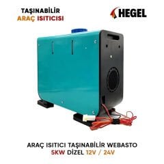 Hegel Taşınabilir Webasto 5KW DİZEL 12/24V Araç Isıtıcı