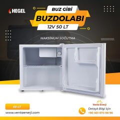 Hegel 12V Dc Kompresörlü 50LT Buzdolabı