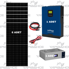 Yapı Solar TommaTech 5 Kw Lityum Akülü Hazır Solar Enerji Paketi