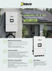 Orbus 15 kW 48 V Hibrit LV Trifaze İnvertör