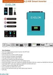 Exelon 4.2 KW 24V Akıllı İnverter MPPT (400VDC)