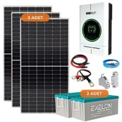 Yapı Solar 4 Kw Hazır Solar Enerji Paketi EXE-200-4