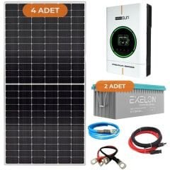 Yapı Solar 4 kW Hazır Tak Çalıştır Solar Enerji Paketi