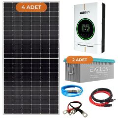 Yapı Solar 4 kW Hazır Tak Çalıştır Solar Enerji Paketi