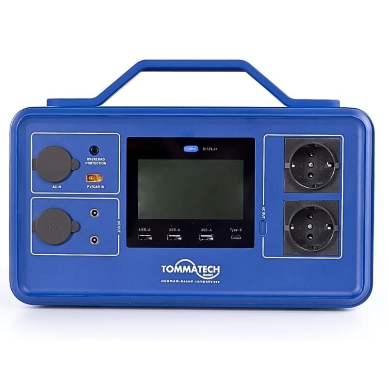 TommaTech 512W Taşınabilir Güç Kaynağı Power Station V Serisi