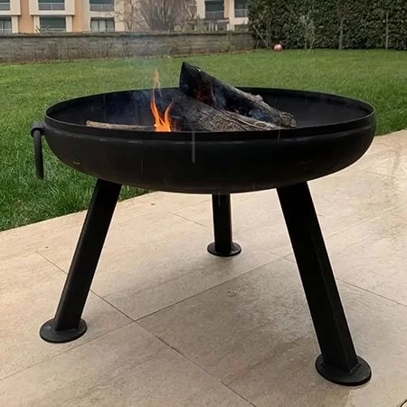 Etna Ateş Çukuru Çelik Izgaralı Ve Kapaklı