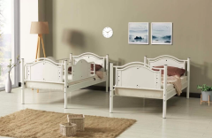 Avangard Genç Çocuk Odası Ahşap Başlıklı 90x190 Ve 90x200 Yatak Ölçülü Metal Ranza Ve Karyola