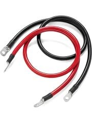 İnverter Akü Arası Nyaf 25 Mm Bağlantı Kablosu Uçları Pabuçlu Set