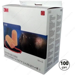 3m 1110 Kulak Tıkacı Kordonlu 100 Çift