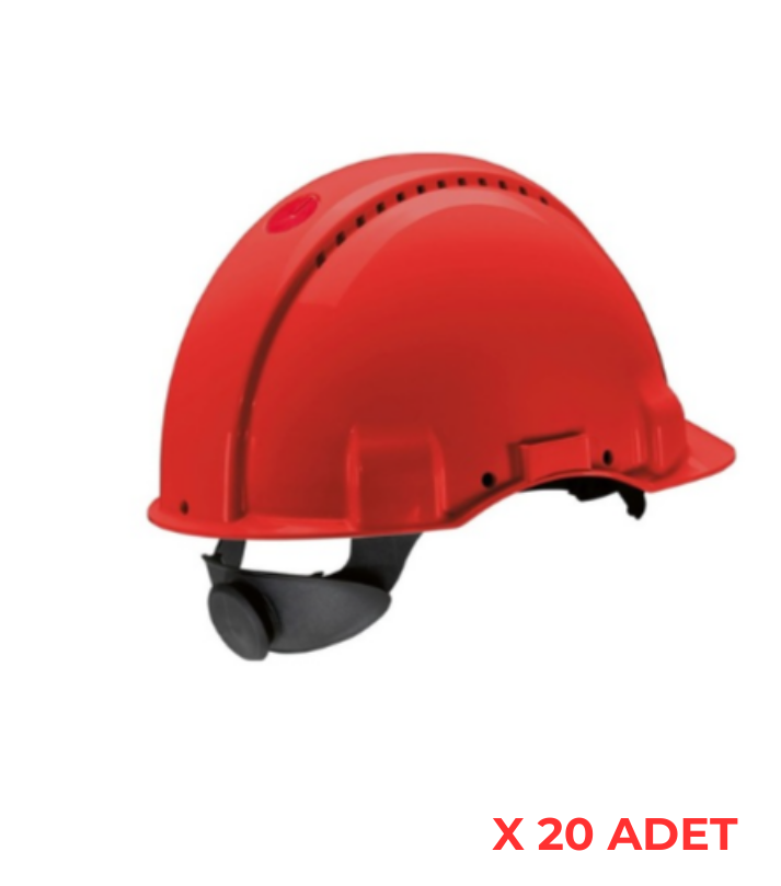 3m Peltor G3000 Kırmızı Baret 20 Adet